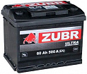 Аккумулятор для ЗАЗ 1102 ZUBR Ultra NPR 60Ач 590А