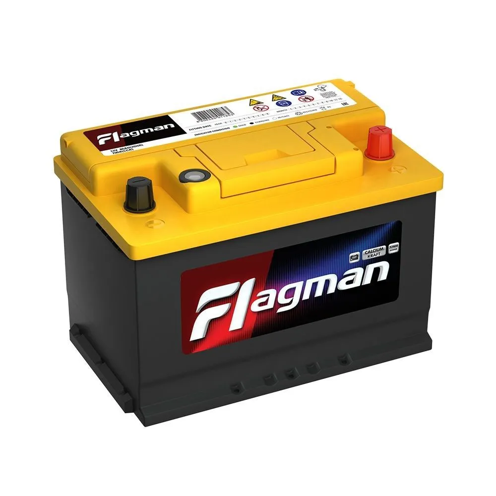 Flagman 78 57800 78Ач 780А, ОП, стандартные клеммы
