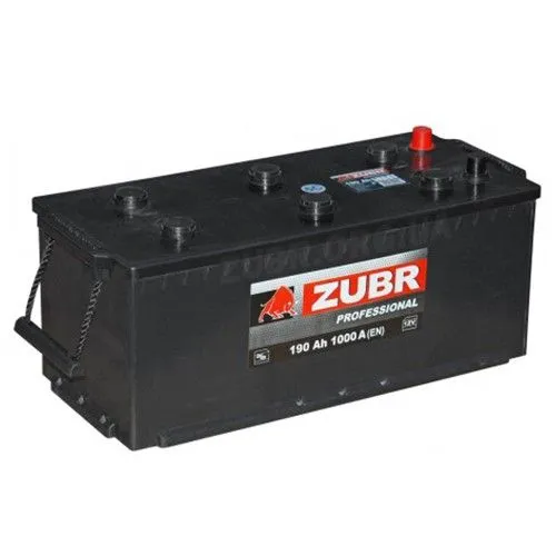 ZUBR Professional 190Ач 1150А, ПП, стандартные клеммы