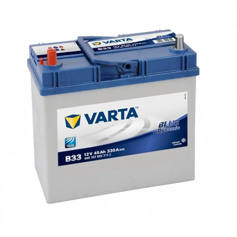Varta Blue Dynamic B33 45Ач 330А 545 157 033, ПП, тонкие клеммы