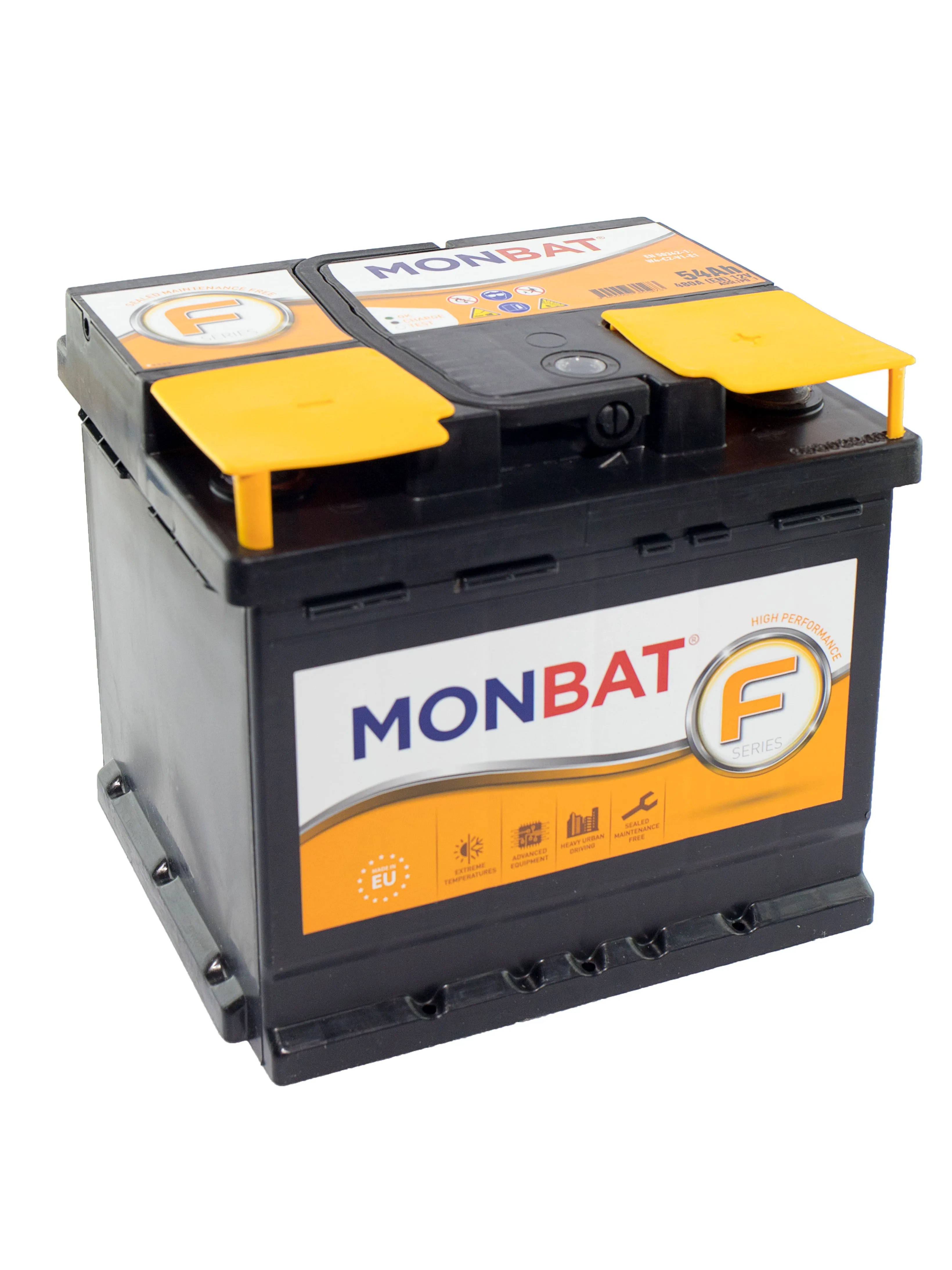 MONBAT "F" (FORMULA) 54Ач 480А, ОП, стандартные клеммы