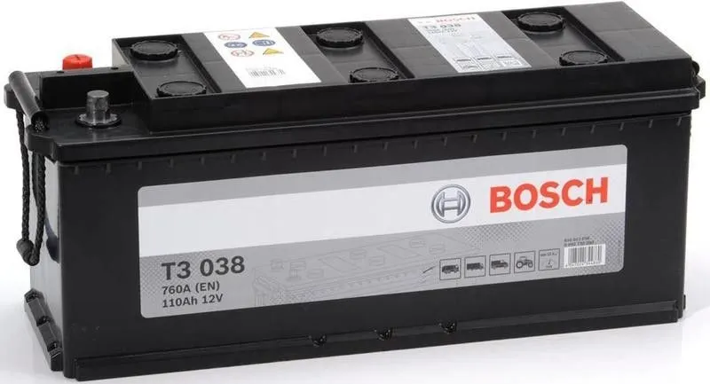 Bosch Т3 038 110Ач 760А 0 092 T30 380, ПП, стандартные клеммы