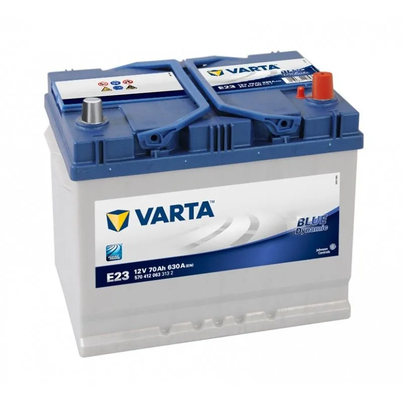Varta Blue Dynamic E23 70Ач 630А 570 412 063, ОП, стандартные клеммы