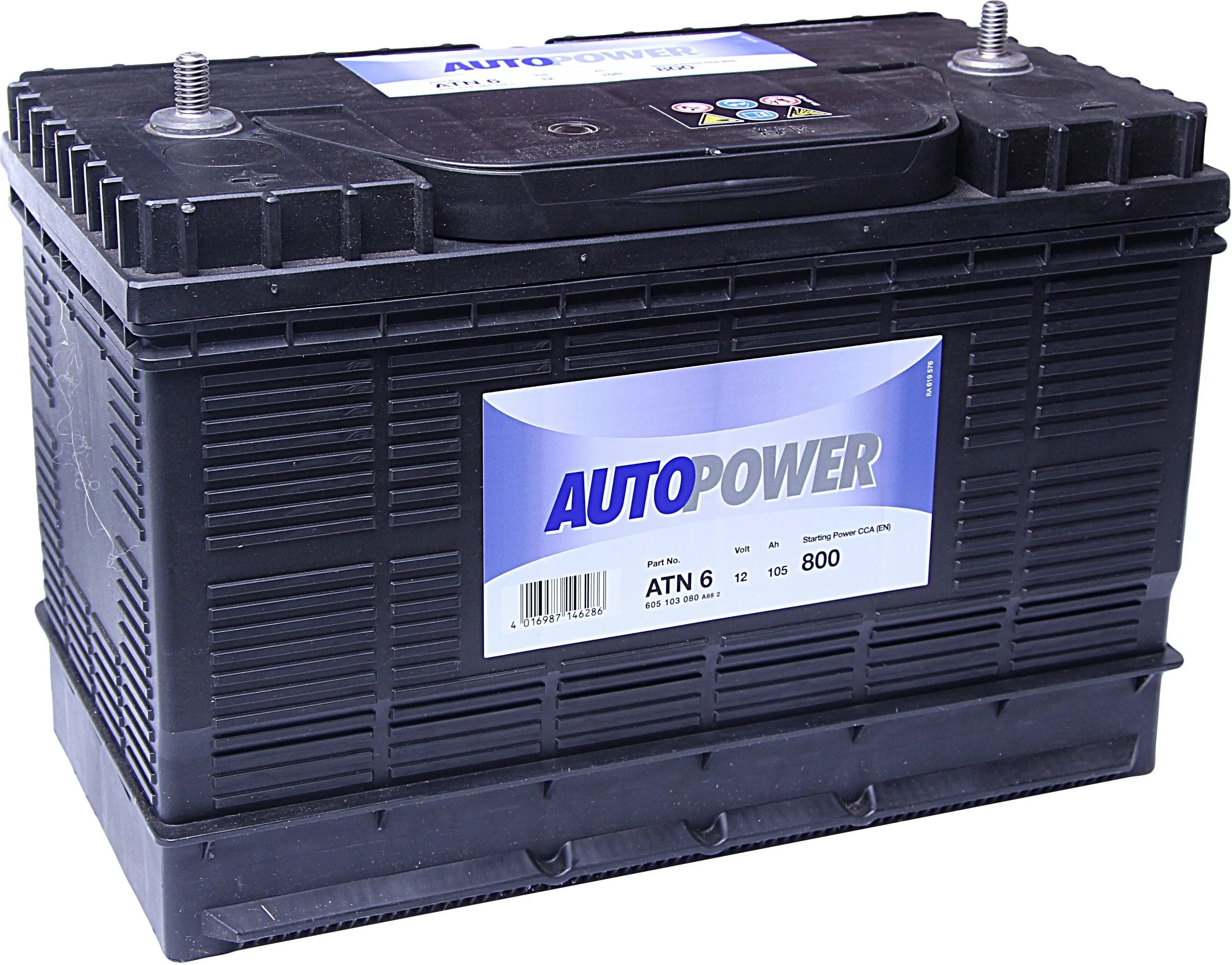 Autopower AT-N6 105Ач 800А 605 103 080, ПП, клемма под гайку