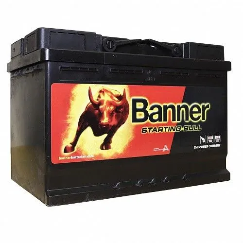 Banner Starting Bull 572 33 72Ач 650А, ПП, стандартные клеммы