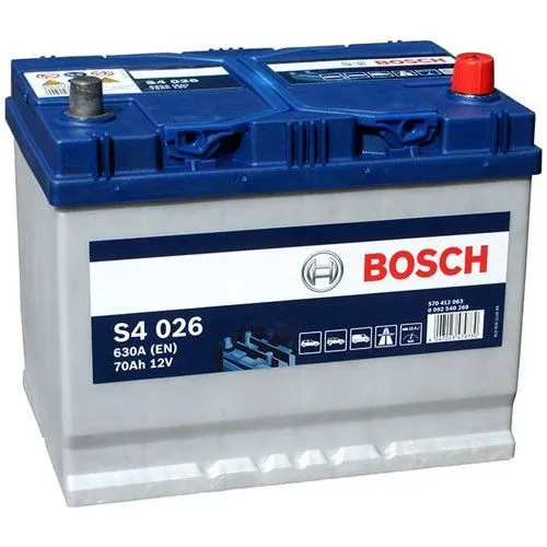 Bosch Silver S4 026 70Ач 630А 0 092 S40 260, ОП, стандартные клеммы
