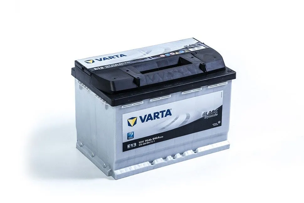 Varta Black Dynamic E13 70Ач 640А570 409 064, ОП, стандартные клеммы