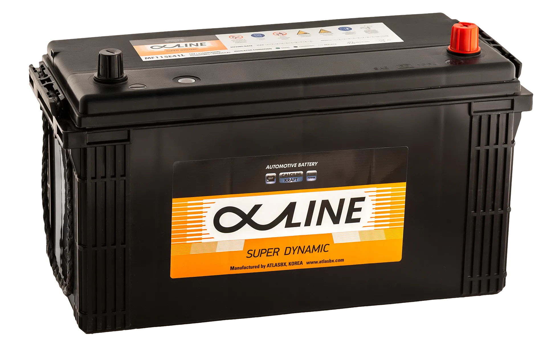 Alphaline Super Dynamic 110 (115E41L) 110Ач 900А, ОП, стандартные клеммы