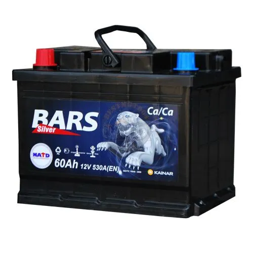 Bars 60Ач 530А, ПП, стандартные клеммы