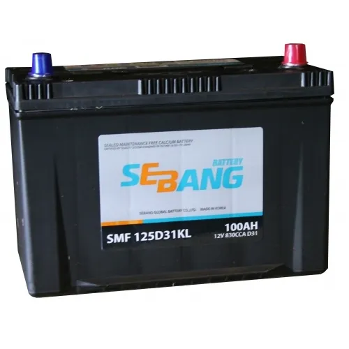 Sebang SMF 125D31KL 100Ач 830А, ОП, стандартные клеммы