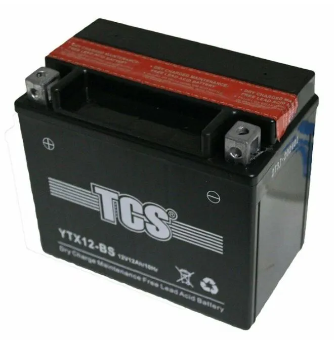 TCS 12 AGM (YTX12-BS), ПП, клеммы под болт