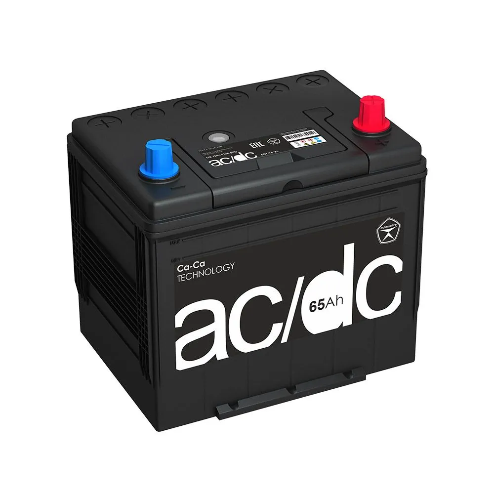 Купить аккумулятор AC/DC 75D23L 65Ач 600А, обратная полярность по цене 7 300 ₽ в Москве с доставкой: отзывы, характеристики