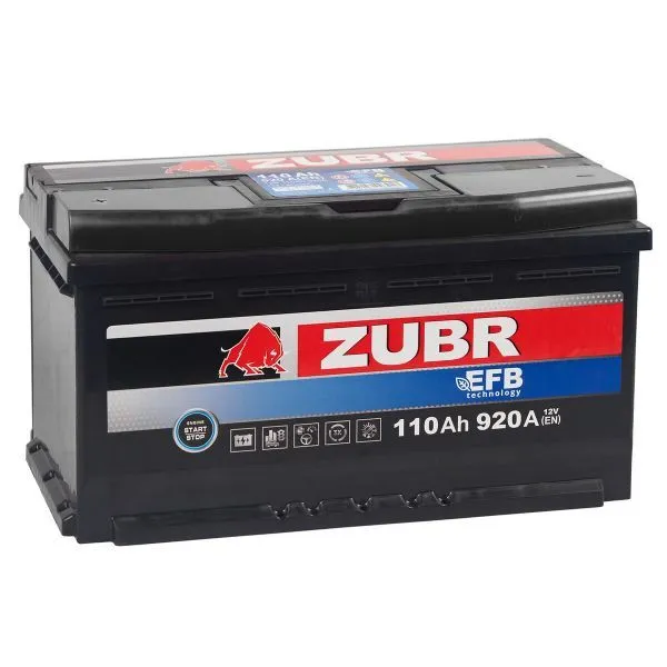 ZUBR EFB 110Ач 920А, ОП, стандартные клеммы