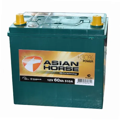 Asian Horse 6СТ-60.0 60Ач 540А, ОП, стандартные клеммы