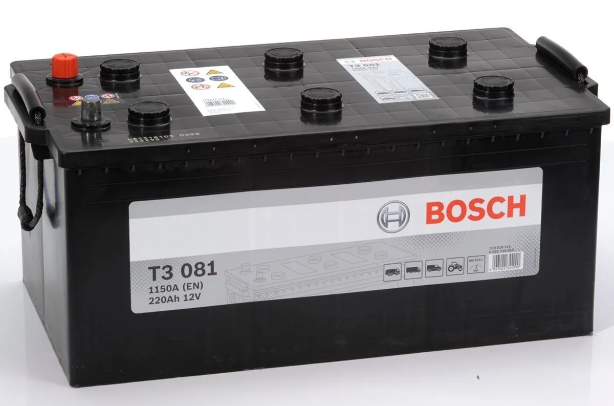 Bosch T3 081 220Ач 1450А 0 092 T30 810, ОП, стандартные клеммы