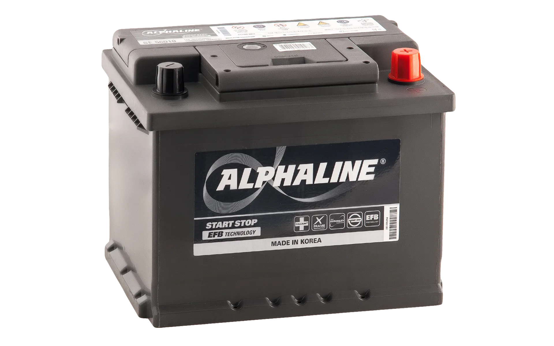 Alphaline EFB SE L2 (56010) Start-Stop 60Ач 560А, ОП, стандартные клеммы