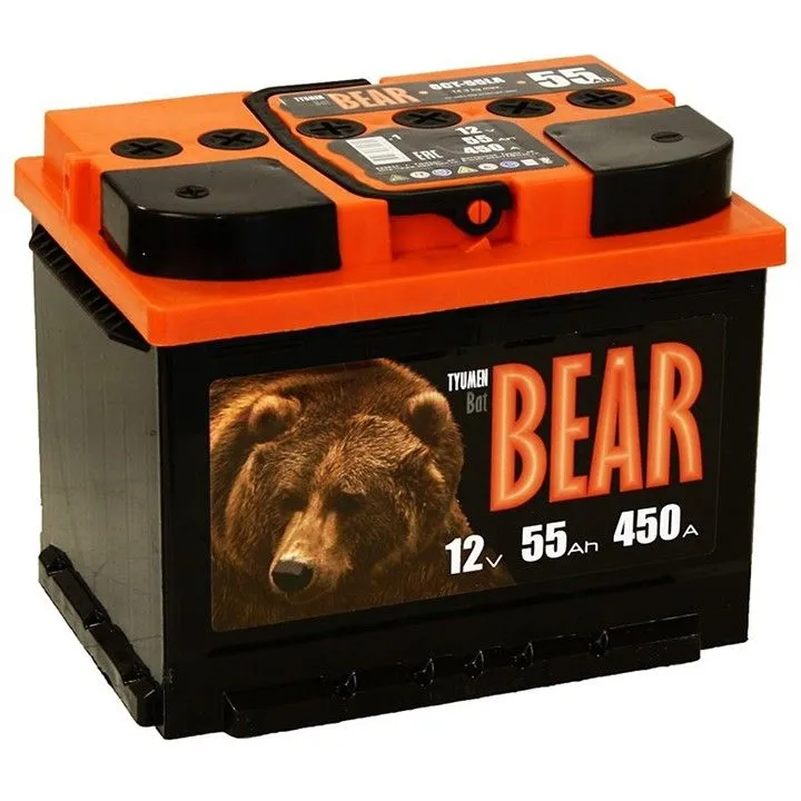 Tyumen-Batbear Uni 55Ач 480А, ОП, стандартные клеммы