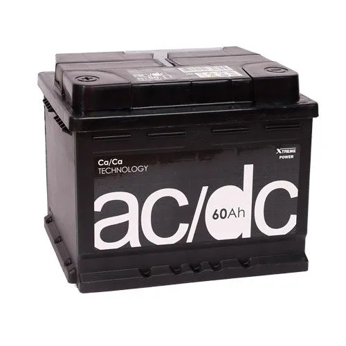 AC/DC 6ст-60 60Ач 500А, ПП, стандартные клеммы