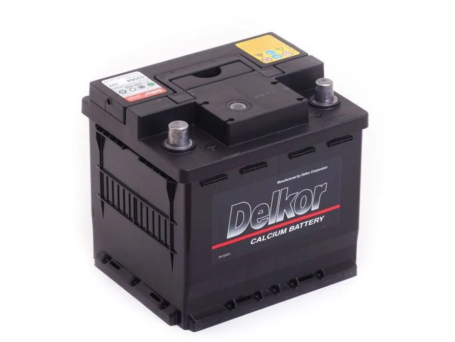 Delkor 6CT-55 (55568) uni 55Ач 500А, ПП, стандартные клеммы