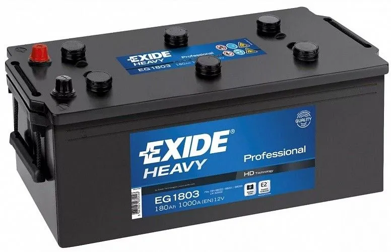 Exide Heavy Professional EG1803 180Ач 1000А, ОП, стандартные клеммы