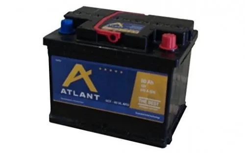 Atlant Black 60Ач 460А, ОП, стандартные клеммы