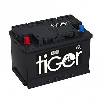 TIGER 75Ач 650А, ПП, стандартные клеммы