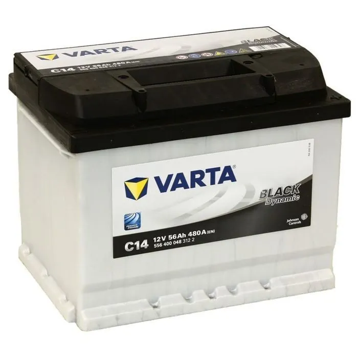 Varta Black Dynamic C14 56Ач 480А 556 400 048, ОП, стандартные клеммы