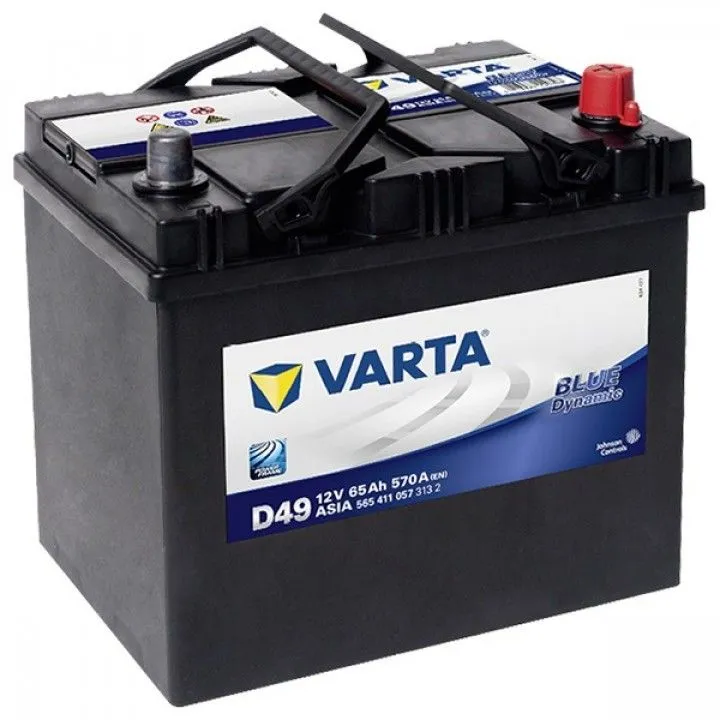 Varta Blue Dynamic D49 65Ач 570А 565 411 057, ОП, стандартные клеммы