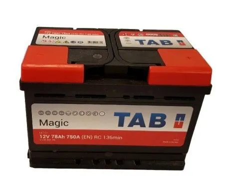 Tab Magic 78Ач 750А 189080 57549 SMF, ОП, стандартные клеммы