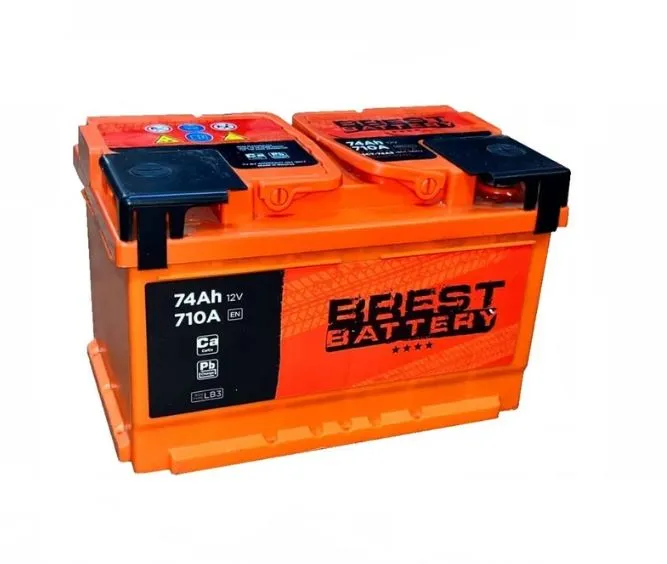 Brest Battery 74Ач 710А, ОП, стандартные клеммы