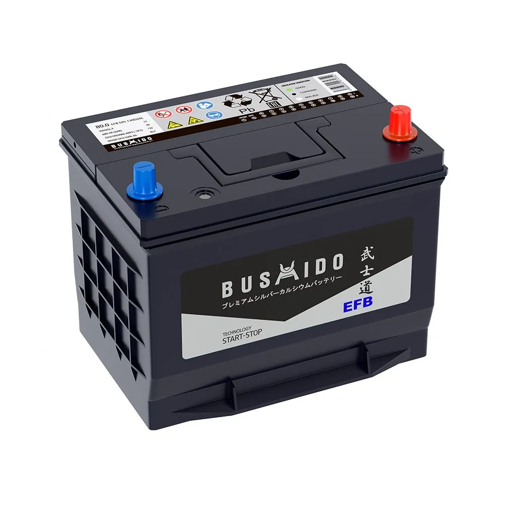 BUSHIDO EFB (130D26L) 80Ач 730А, ОП, стандартные клеммы