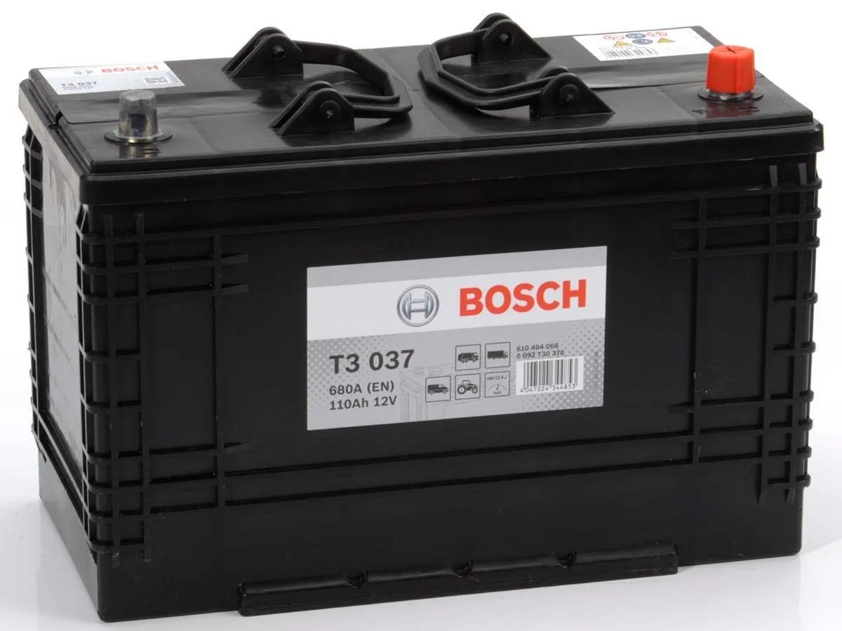 Bosch Т3 037 110Ач 680А 0 092 T30 370, ОП, стандартные клеммы