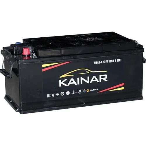 Kainar 210Ач 1350А, ПП, стандартные клеммы