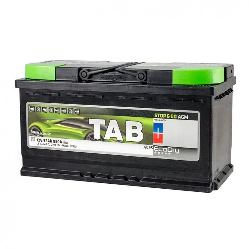 Tab AGM Stop&Go 95Ач 850А 213090, ОП, стандартные клеммы