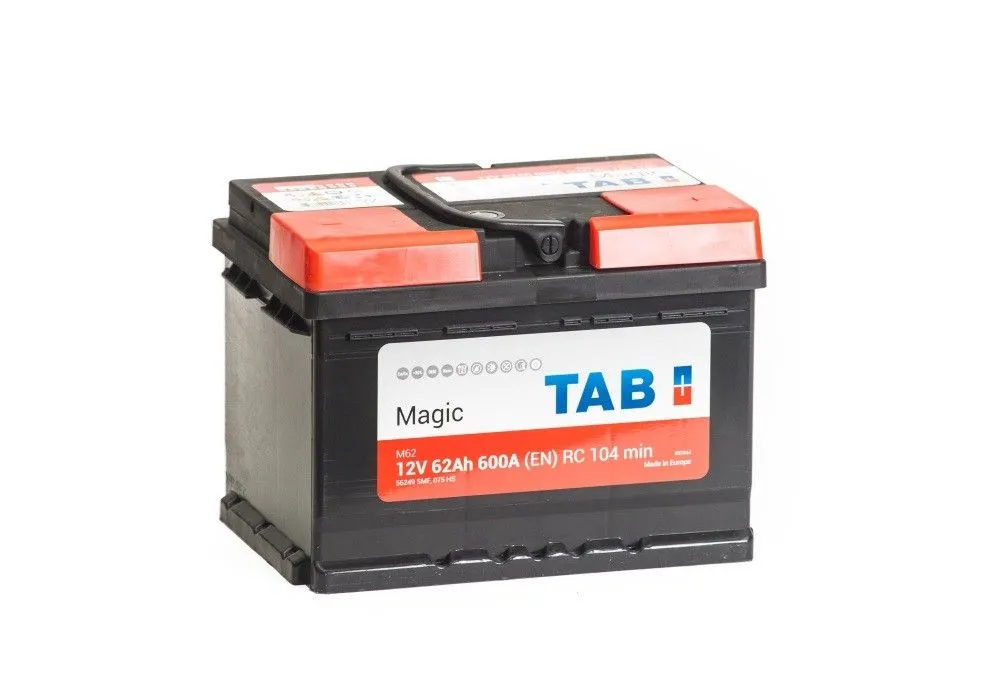 Tab Magic 62Ач 600А 189063 56249 SMF, ОП, стандартные клеммы