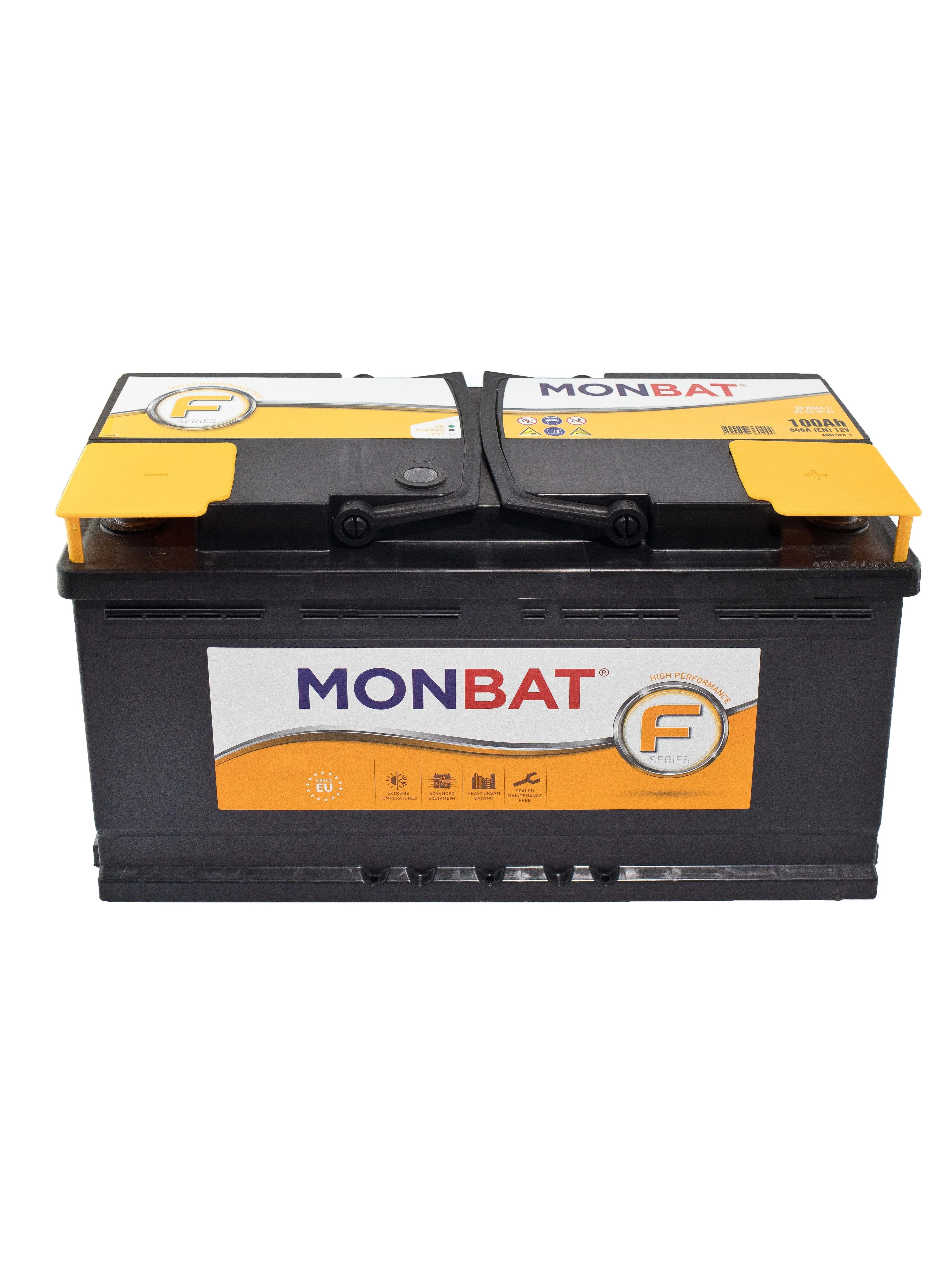 MONBAT "F" (FORMULA) 100Ач 900А, ОП, стандартные клеммы