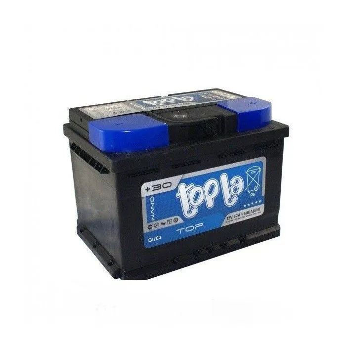 Topla Top 62R (118662 56249) 62Ач 600А, ОП, стандартные клеммы