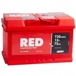 RED 75Ач 720A, ОП, стандартные клеммы