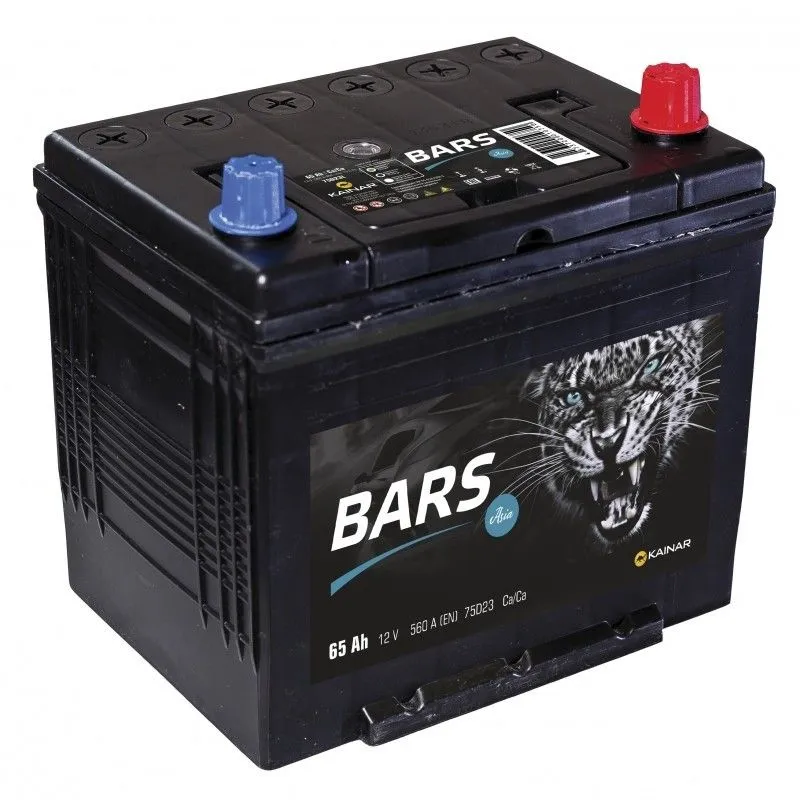 Bars Asia 75D23L 65Ач 560А, ОП, стандартные клеммы