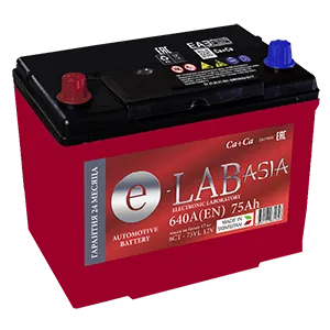 E-LAB Asia 85D26R 75Ач 640А, ПП, стандартные клеммы
