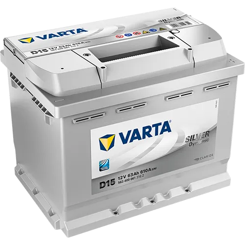Varta Silver Dynamic D15 63Ач 610А 563 400 061, ОП, стандартные клеммы