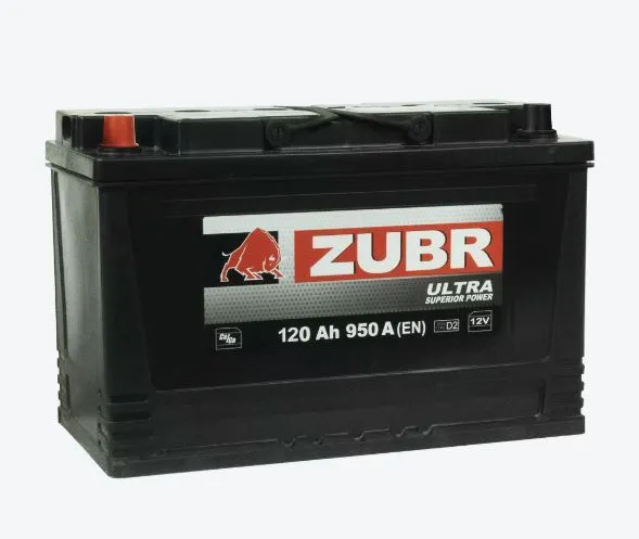 ZUBR Professional 120Ач 950А, ПП, стандартные клеммы