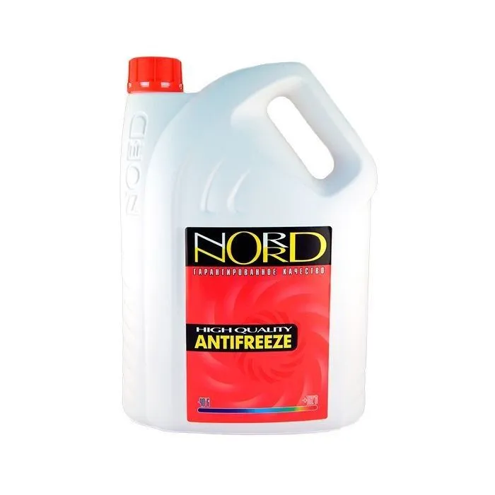 Антифриз NORD High Quality Antifreeze готовый -40C красный 5 кг NR 20249