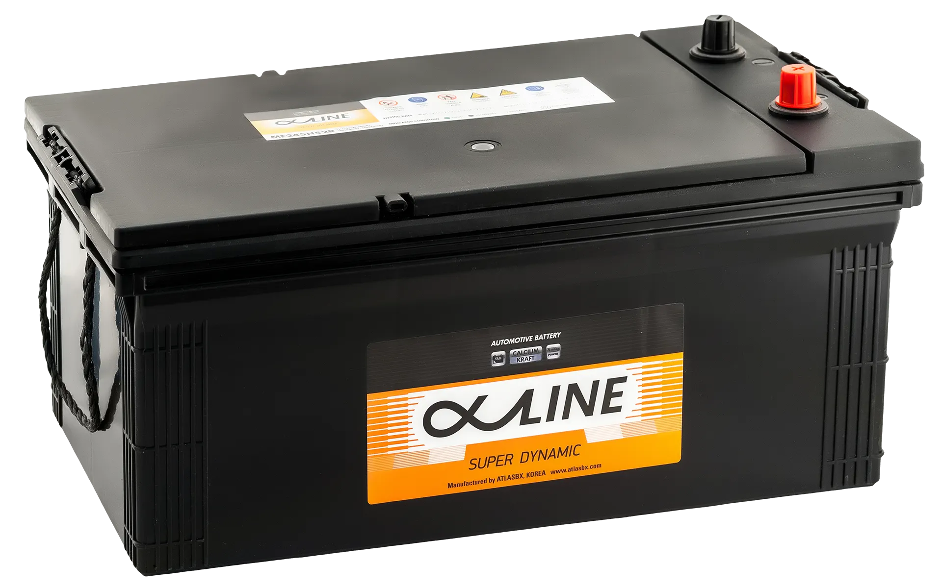 Alphaline Super Dynamic 220 (245H52R) евро 220Ач 1400А, ОП, стандартные клеммы