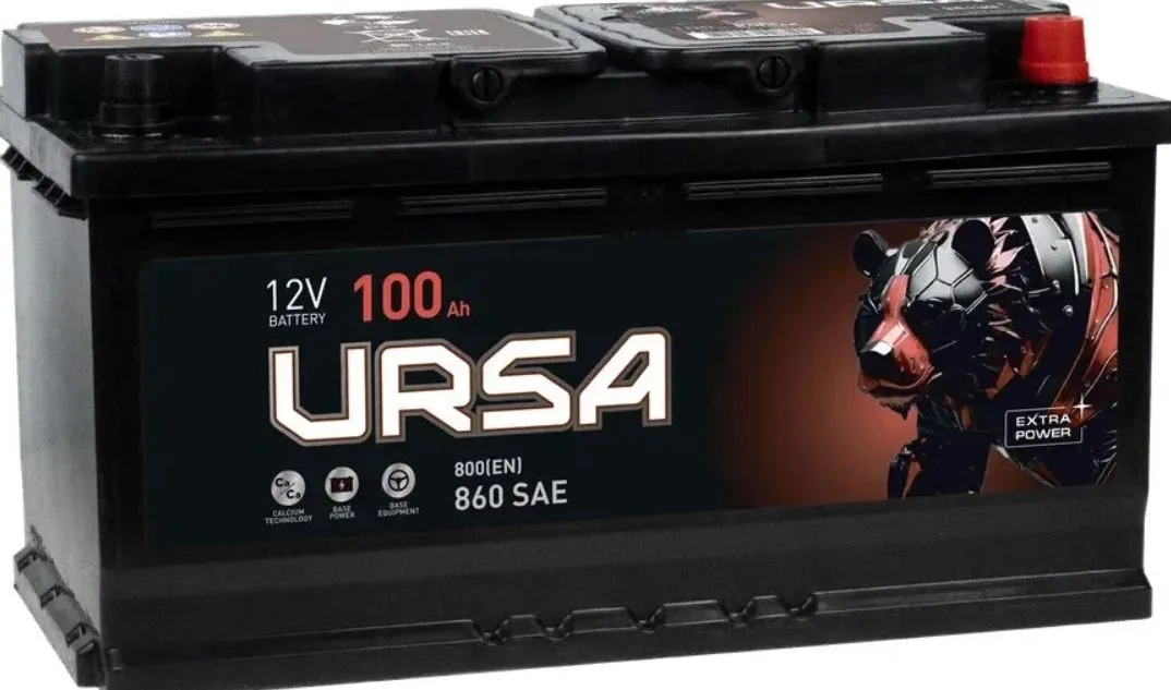 URSA Extra Power 100Ач 860А, ОП, стандартные клеммы