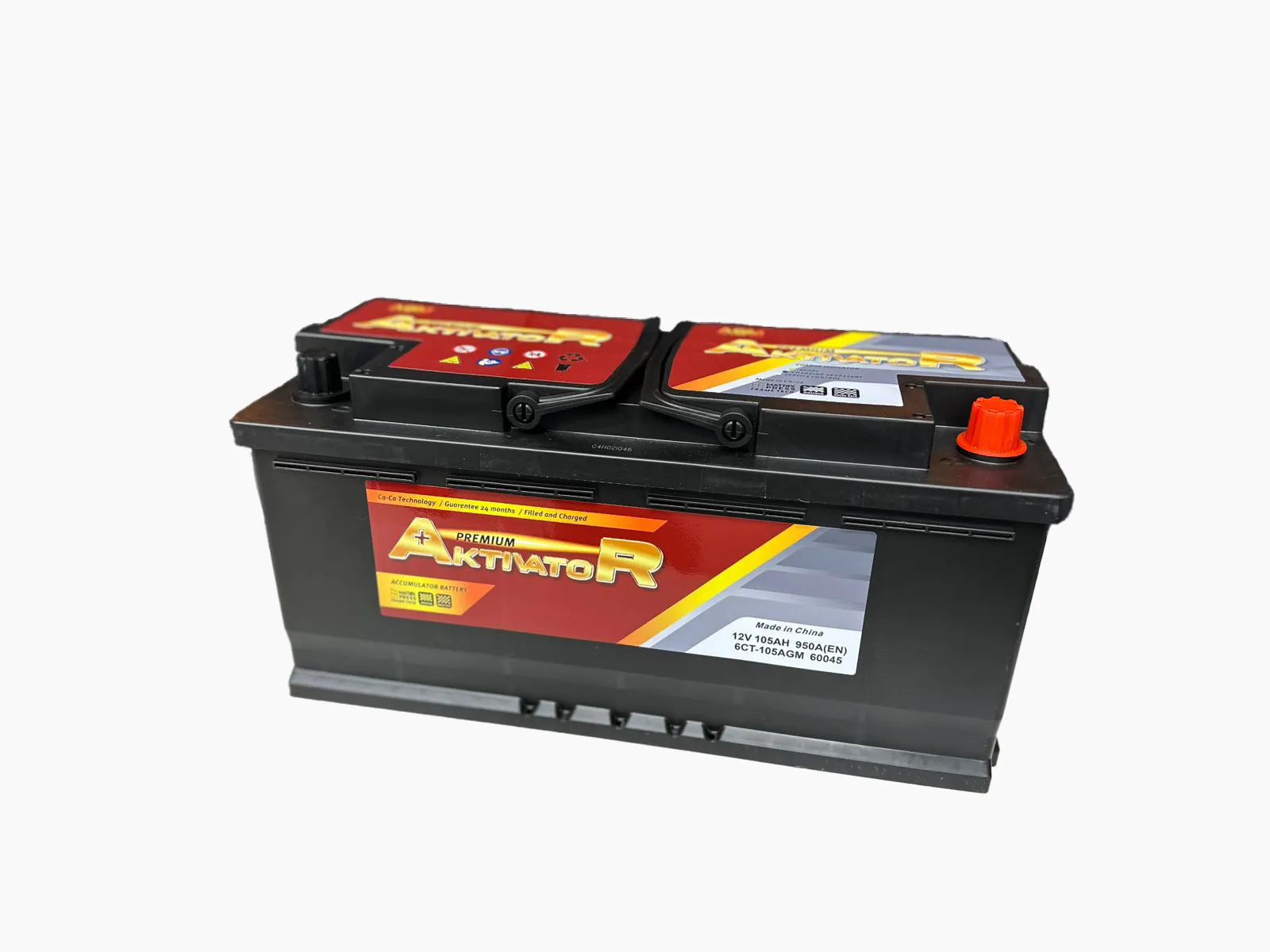 AKTIVATOR AGM 105 Ач 950 А, ОП, стандартные клеммы