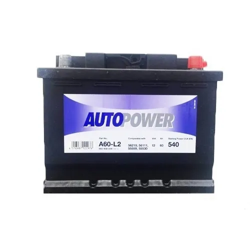 Autopower A60-L2 60Ач 540А 560 408 054, ОП, стандартные клеммы