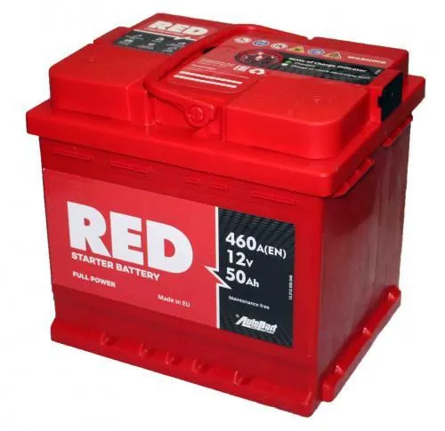 RED 50Ач 460А, ОП, стандартные клеммы