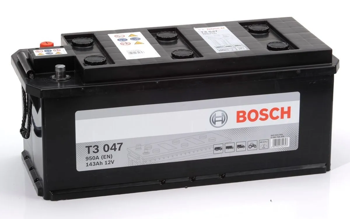 Bosch Т3 047 143Ач 950А 0 092 T30 470, ПП, стандартные клеммы