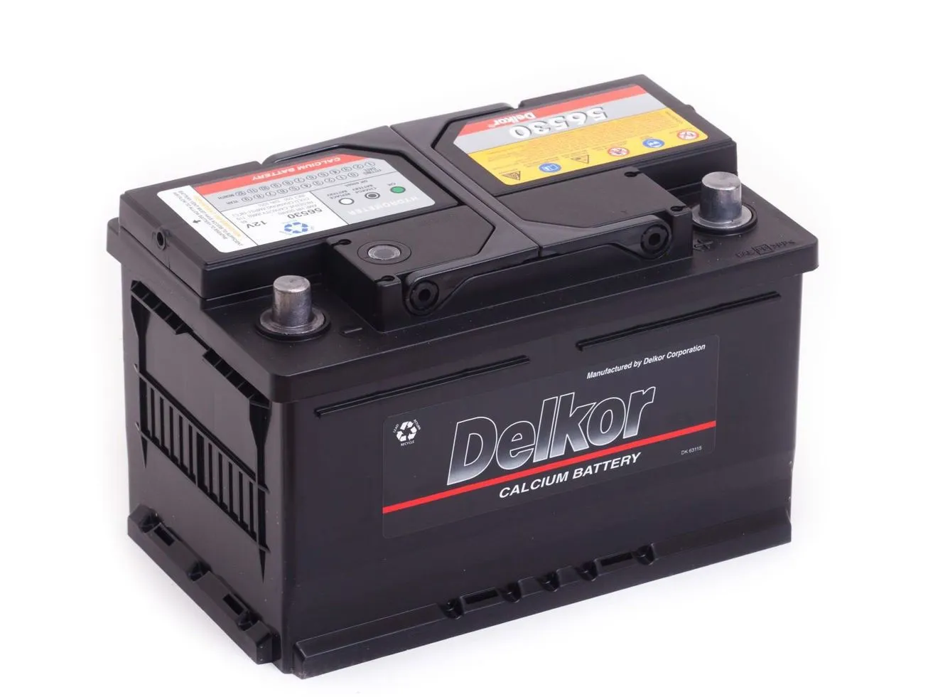Delkor 6CT-65 (56530) низкий 65Ач 520А, ОП, стандартные клеммы